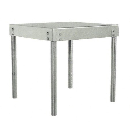 18 In. Galvanized Water Heater Stand, Square